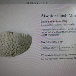 Ceiling Light - Serena Lily/Atwater Flush Mount