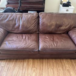 Leather Couch $200