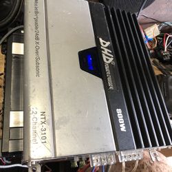 DHD CAR AUDIO AMPLIFIER 800 WATTS For BASS” 