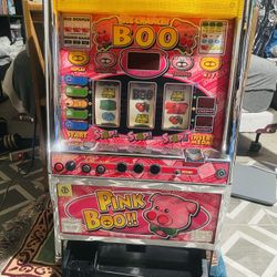 Japanese Pachislo Pink Boo Slot Machine 