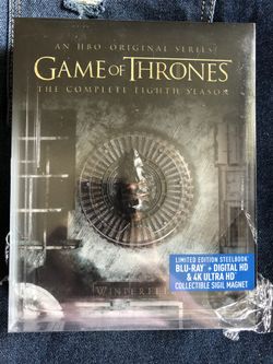 Game of Thrones season 8 rare Limited Edition Steel book Unopened never used see details