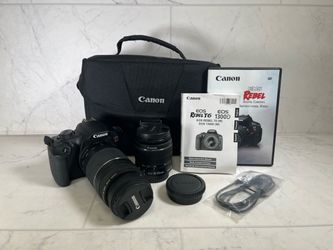 Canon EOS Rebel T6 Digital SLR Camera (A1G010761)