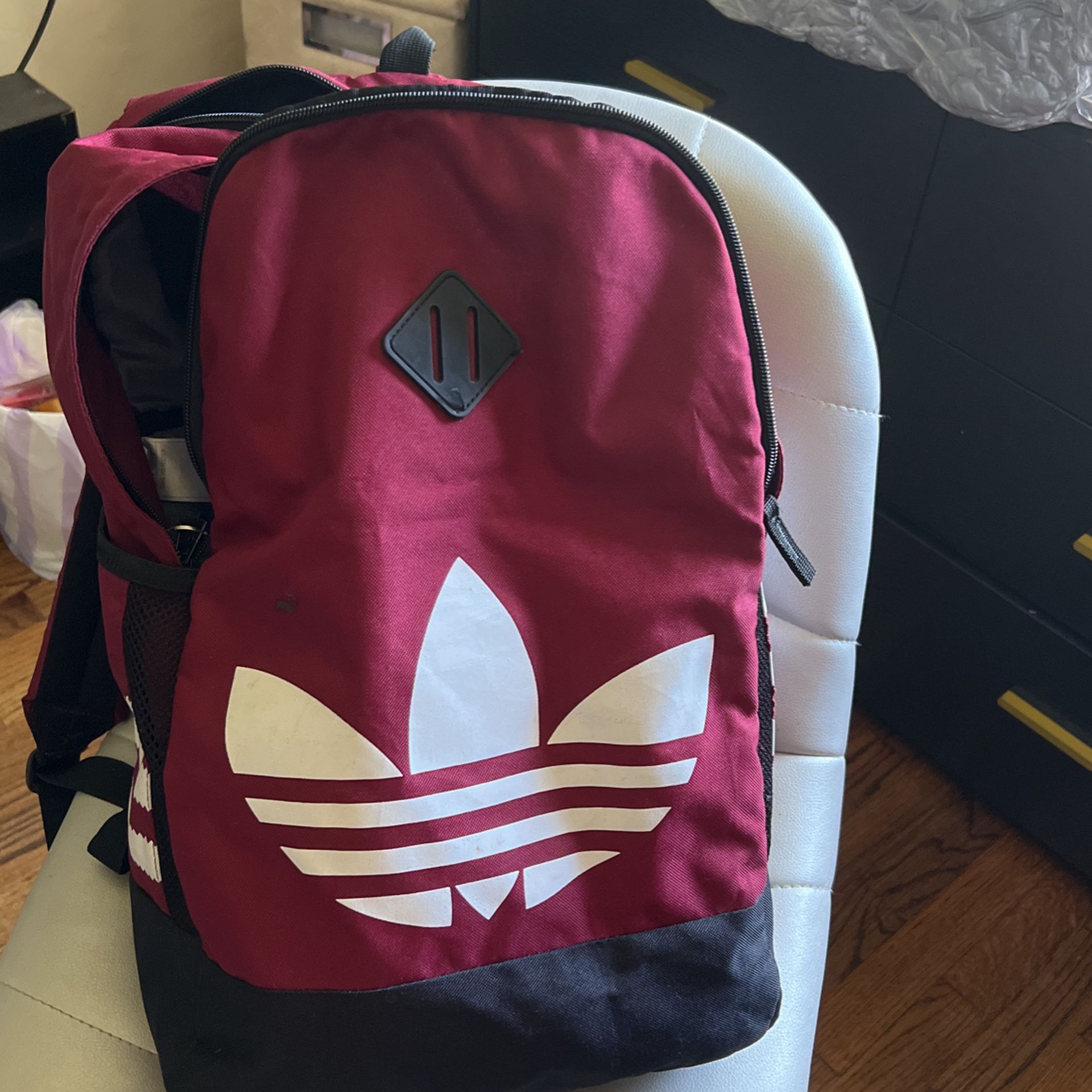 Adidas Backpack Burgundy 
