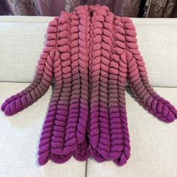 Hand made wool cardigan 