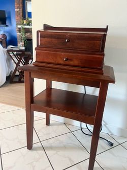 Bedside Butler With Power strip & Table