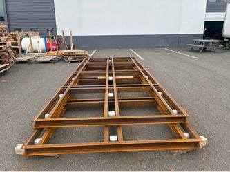 Metal frames $150 each and pallets are free
