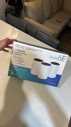 TP-Link Deco XE5300 Wi-Fi 6E Mesh System 3-Pack