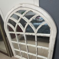 Kirklands Distressed Arch Mirror