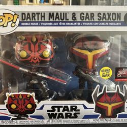 Star Wars Funko Pop (Darth Maul/Gar Saxon)
