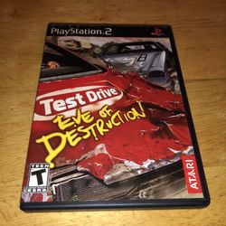 PS2 Game Test Drive Eve Of Destruction 