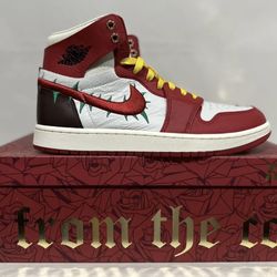 Nike Air Jordan 1 Zoom Comfort  Teyana Taylor Shoes - Gym Red (FJ0604-601) 9.5