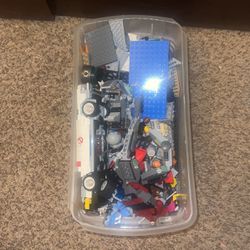 LEGO pieces (random assortment) Ghost Buster car parts, Star Wars, Minifigure parts
