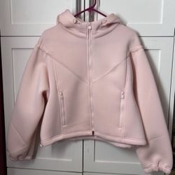 Women’s Hooded Pink Loungewear/Sports Jacket