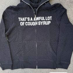 Awful Lot Of Cough Syrup Rhinestone Hoodie