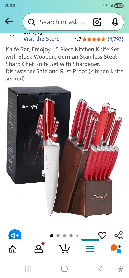 Emojoy Kitchen Knives