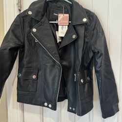 Urban Republic Faux Leather jacket Girls Large 