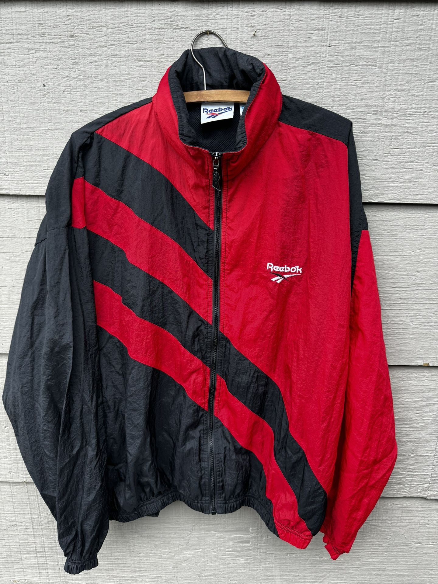 Vintage Y2k Reebok fleece jacket