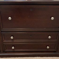 Wooden Filing Cabinet 