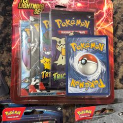 Pokemon 4 Pack Lightning Mystery Set