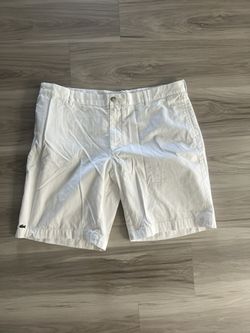 Lacoste White Shorts Size 40