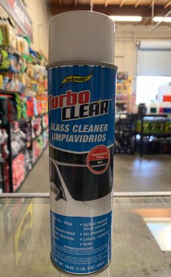 Turbo clear glass cleaner!