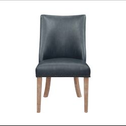 SET OF 4 Mid-Century Modern Adler Dining Chair with Faux Leather Upholstery - brand new