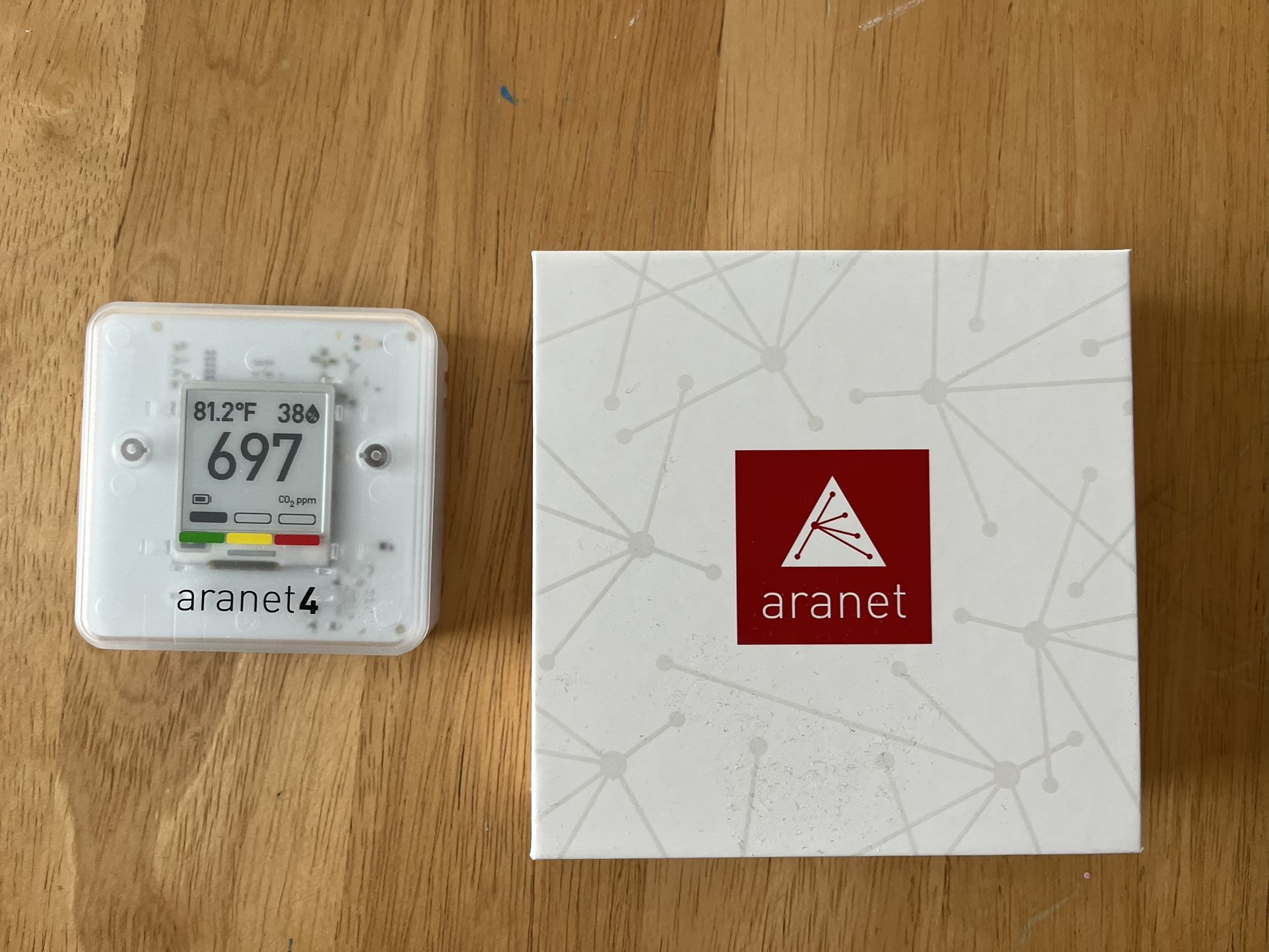 Aranet 4 Home Indoor Air Quality Monitor