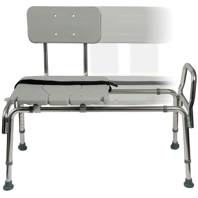 DMI Tub Transfer Bench and Shower Chair with Non Slip