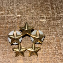 US Military Army Air Force Five Stars General Rank Badge Pin