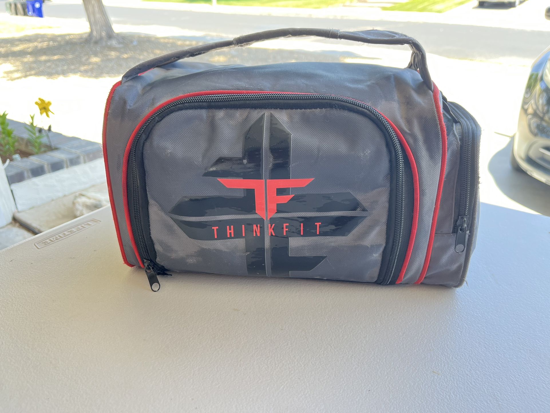 Fishing Bag With A Bunch Of Fishing Gear