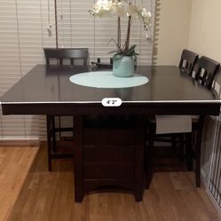 Brown bar Dining Table For 8