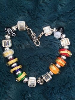 Troll bead + Blessed,  energy charged, Healing chakra balance bracelet