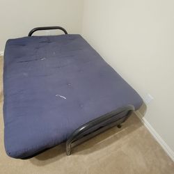 QUEEN SIZE FUTON SOFA/BED  + MATRESS- 