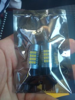 LED 3157 Xenon white bulbs
