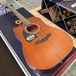 Ibanez AW54LCE Open Pore Natural Left-Handed Dreadnaught Acoustic Electric Guitar NEW!