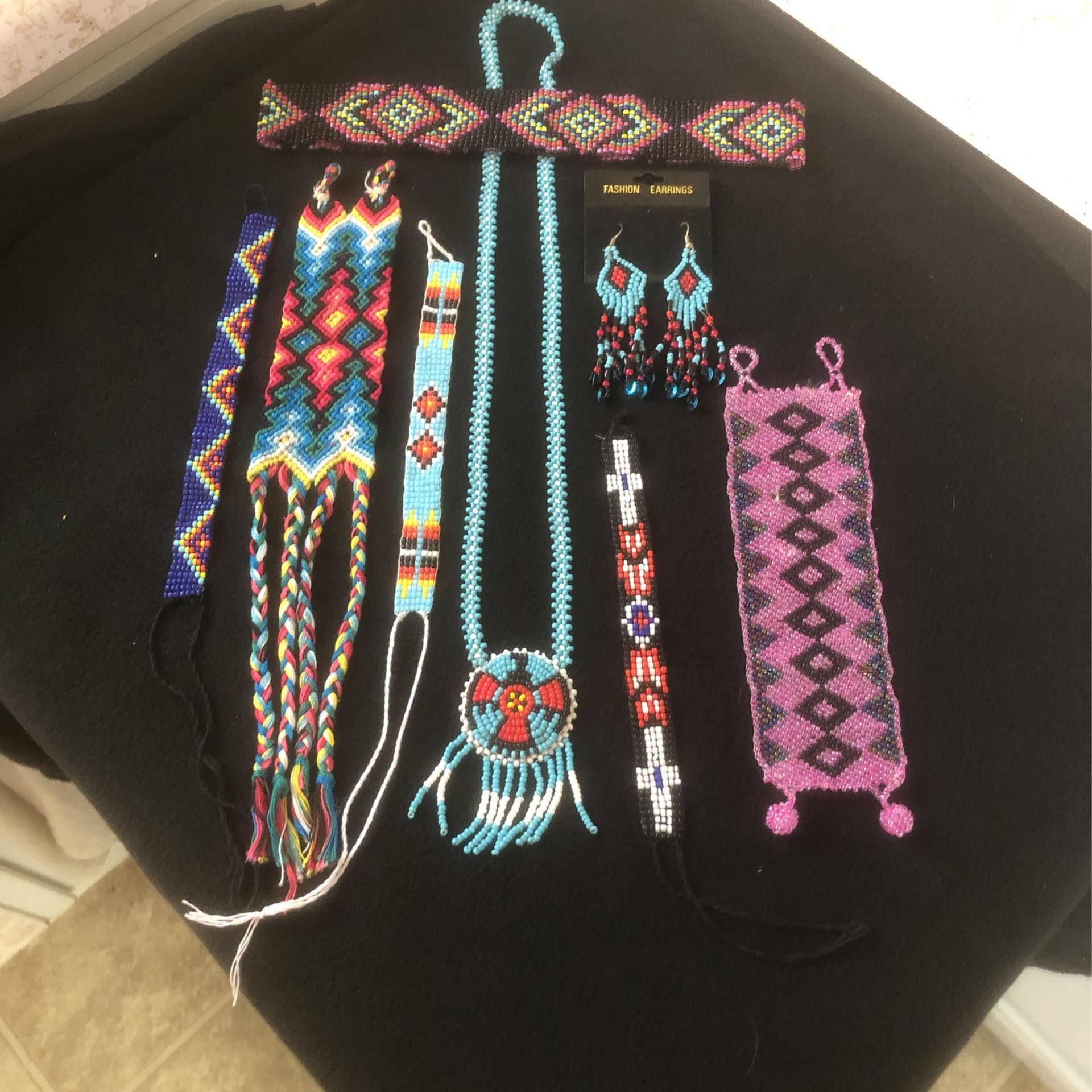 Beaded Indian Bohemian Hippy Tribal Jewelry