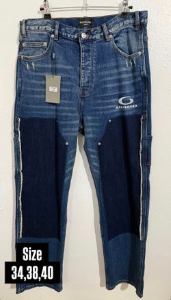 BALENCIAGA PATCHWORK JEANS NEW COLLECTION