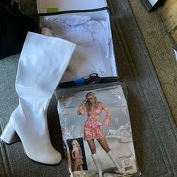 Dreamgirl Go Go Gorgeous Medium Adult Womens Costume W/ Boots 8