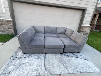 Sectional couch modular L-shaped sofa sala delivery available