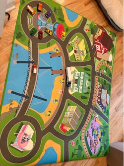 Kids car play mat