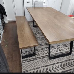 Dining Table And Bench 