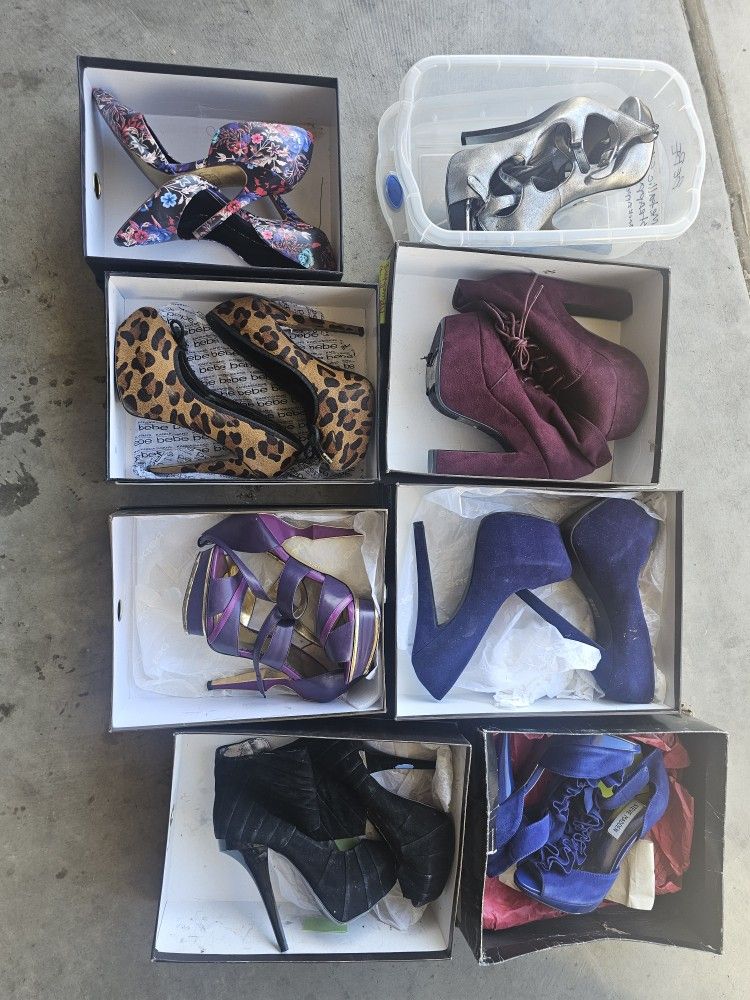 Womens Heels & Shoes For Sale!!!! Sizes 7, 7.5, & 8