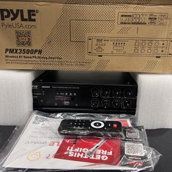 Pyle Bluetooth Home PA Mixing Amplifier