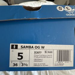 Adidas Samba OG White Wonder Mauve (W 5 ) 
