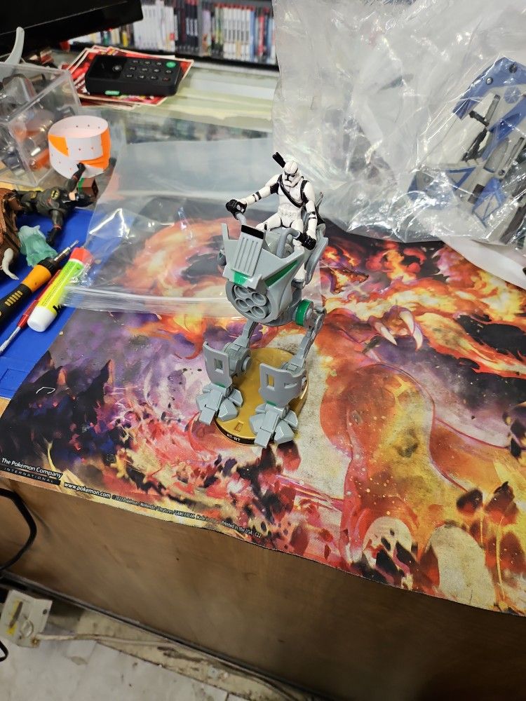 Star Wars AT-RT Attacktix Hasbro LFL Battle Masters Game Action Figure 2005