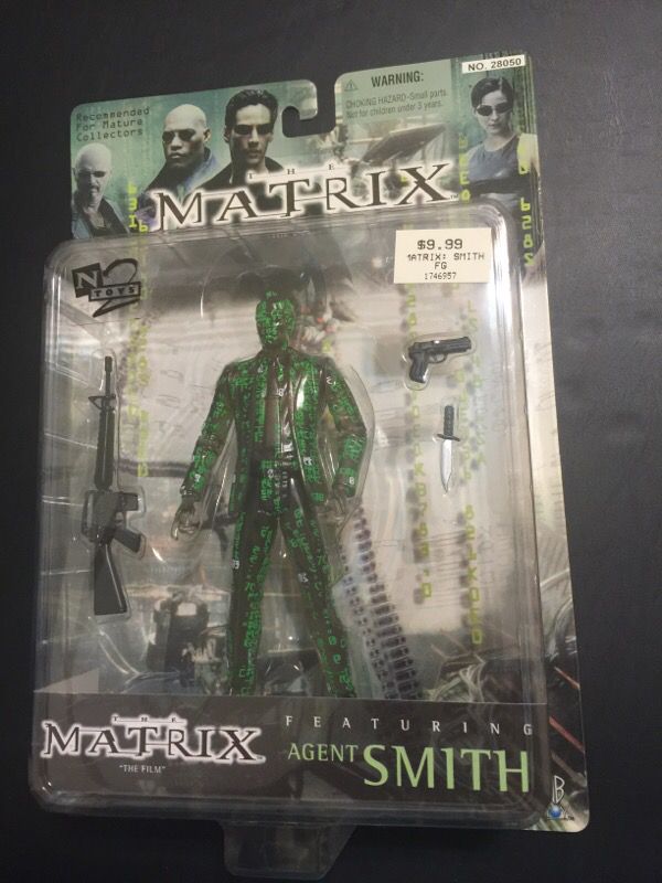 Matrix Action Figure Agent Smith
