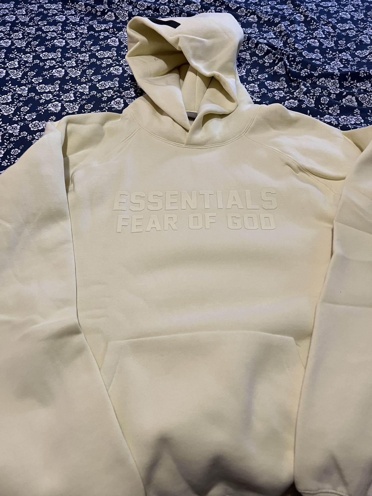 Fear Of God Canary Yellow Hoodie Size XL Brand New 
