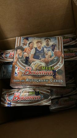 2025-26 Bowman Basketball Mega Box - Quantity Available