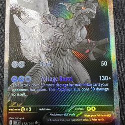 Zekrom ex 172/086 Sv: Black Bolt Holo