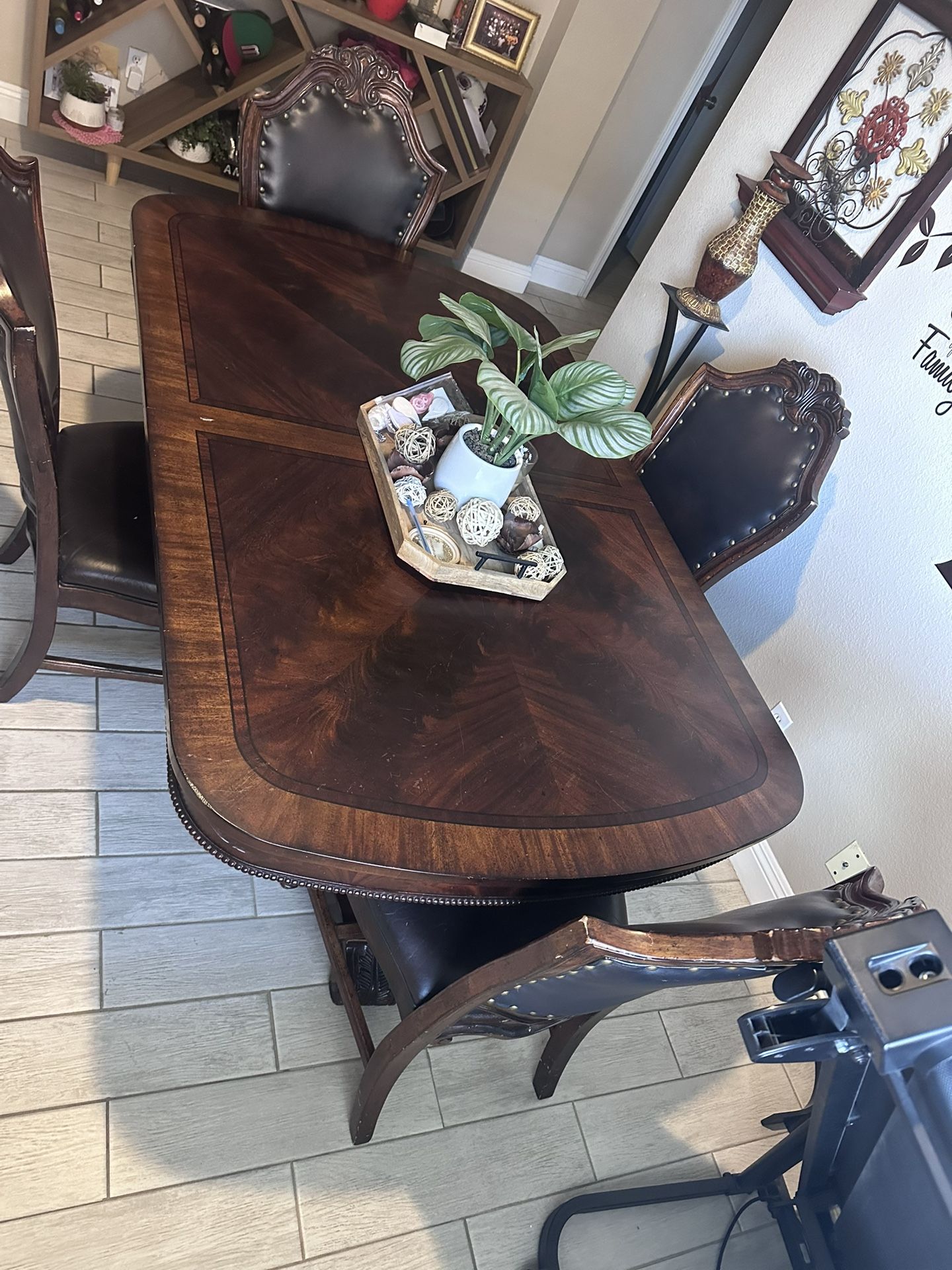 Wood Table and Chairs